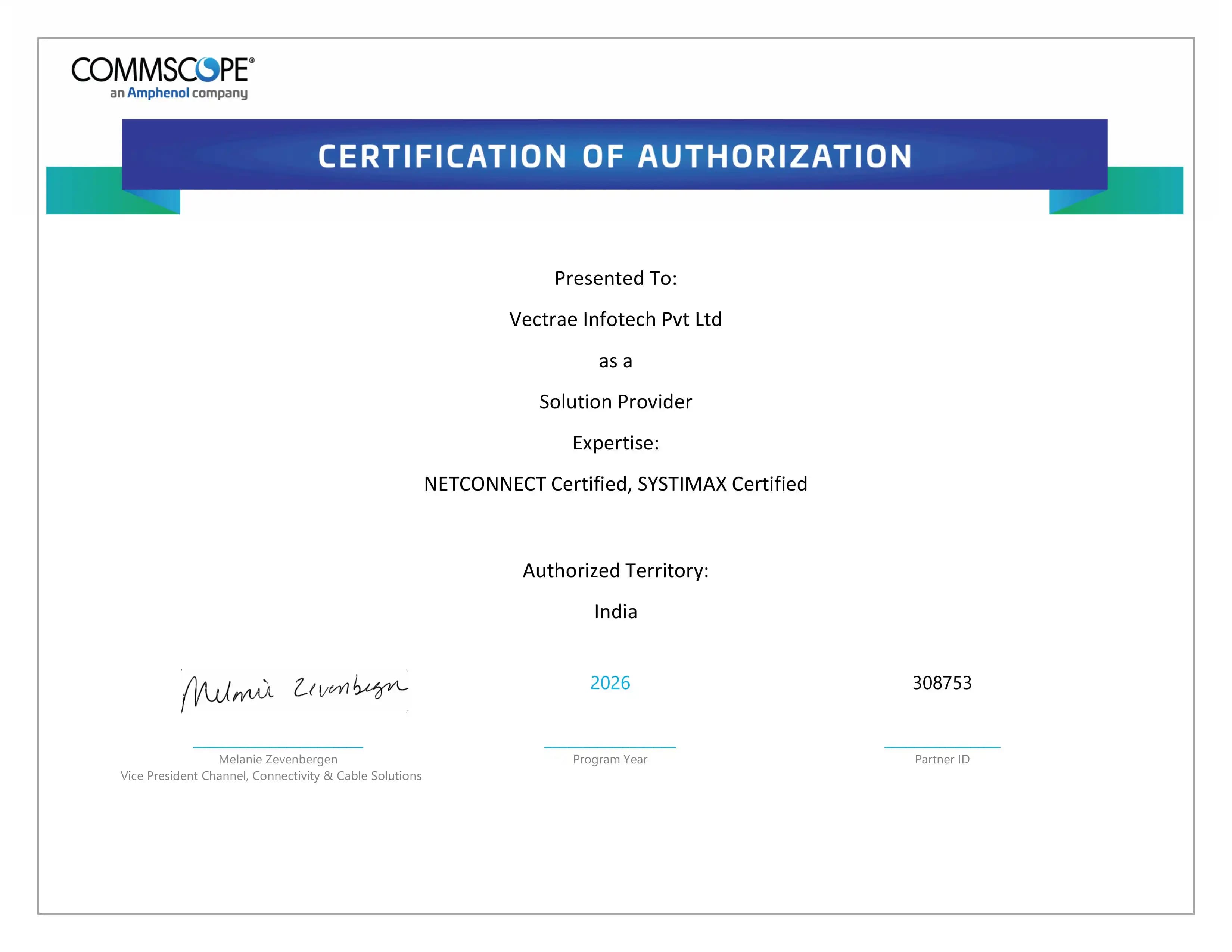 Certification