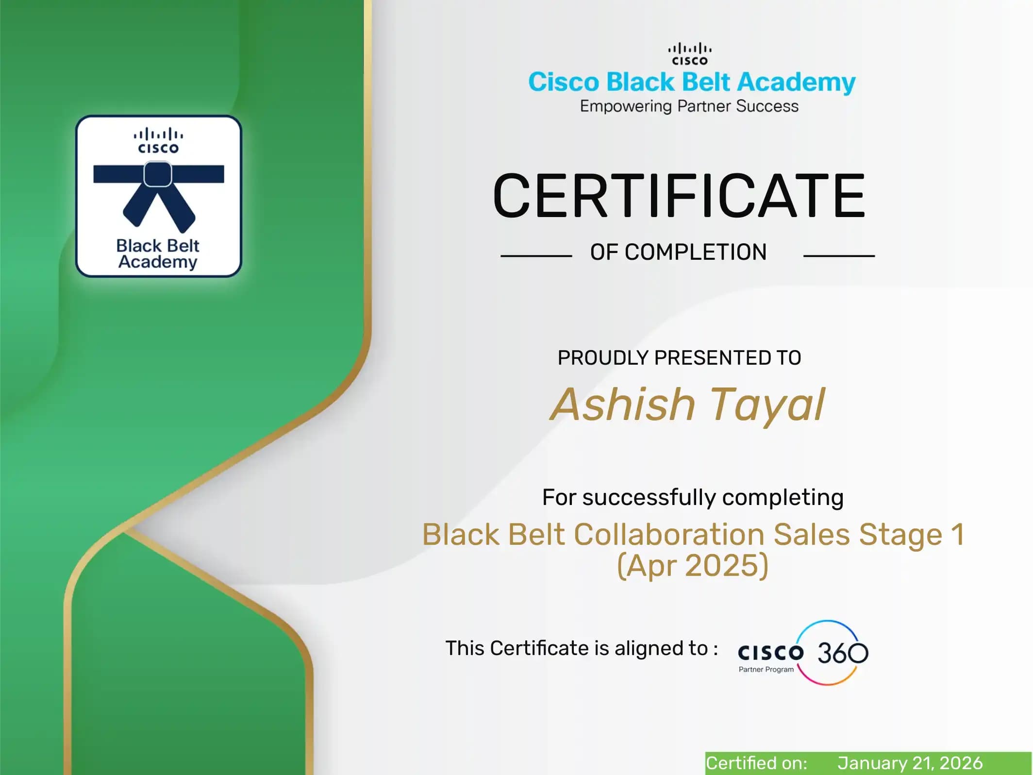 Certification